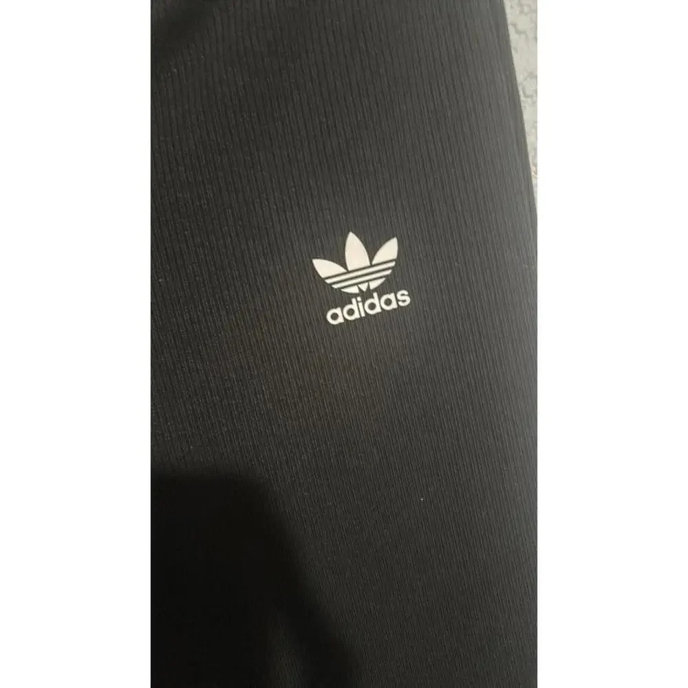 Adidas Ribbed Flare Pants - Picture 2 of 7